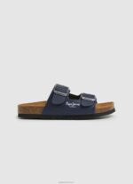 יֶלֶד 4N8XB1546 Pepe Jeans חיל הים סנדלים אנטומיים כפולים של קנזס