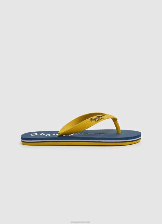 d799d6b6d79cd6b6d793_4n8xb1557_pepe_jeans_d797d799d79c_d794d799d79d_bay_beach_d79bd7a4d79bd7a4d799_d797d795d7a3_d791d7a1d799d7a1d799.jpg יֶלֶד 4N8XB1557 Pepe Jeans חיל הים bay beach כפכפי חוף בסיסיים – תמונה 1