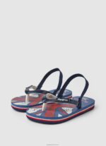 ⁦יֶלֶד 4N8XB1559 Pepe Jeans חיל הים כפכפי דגל חוף⁩ – תמונה ⁦3⁩