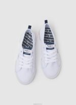 ⁦יֶלֶד 4N8XB1560 Pepe Jeans לבן סניקרס בייסיק של בריידי⁩ – תמונה ⁦2⁩