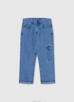 ⁦יֶלֶד 4N8XB1573 Pepe Jeans דֵנִים סוף סוף ג'ינס סקיני בגזרה נמוכה⁩ – תמונה ⁦4⁩