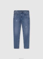 ⁦יֶלֶד 4N8XB1580 Pepe Jeans דֵנִים ג'ינס בגזרה רגועה של rey midrise⁩ – תמונה ⁦3⁩