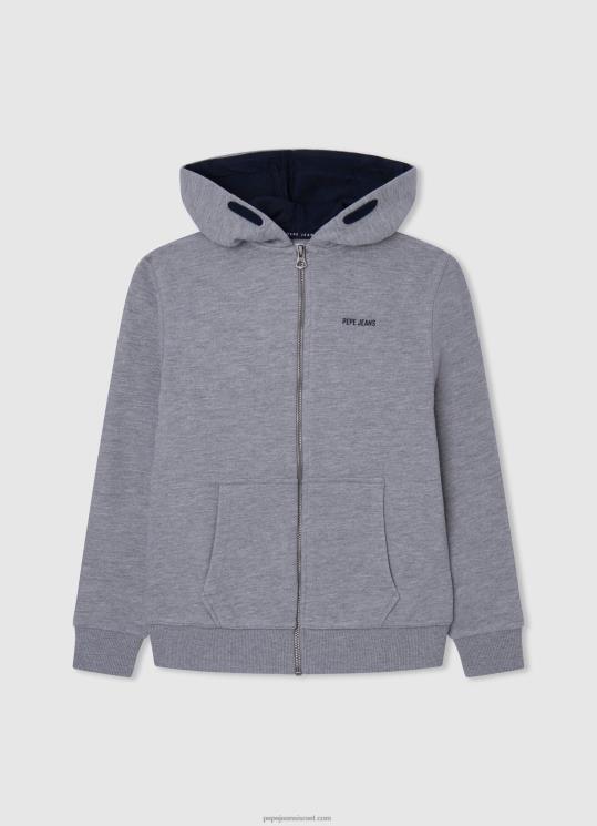 d799d6b6d79cd6b6d793_4n8xb1589_pepe_jeans_d797d795d795d790d7a8_d790d7a4d795d7a8_d79ed792d7a9d7a8_d79bd795d7aad7a0d794_d7a2d79d_d7.jpg יֶלֶד 4N8XB1589 Pepe Jeans חוואר אפור מגשר כותנה עם רוכסן – תמונה 1