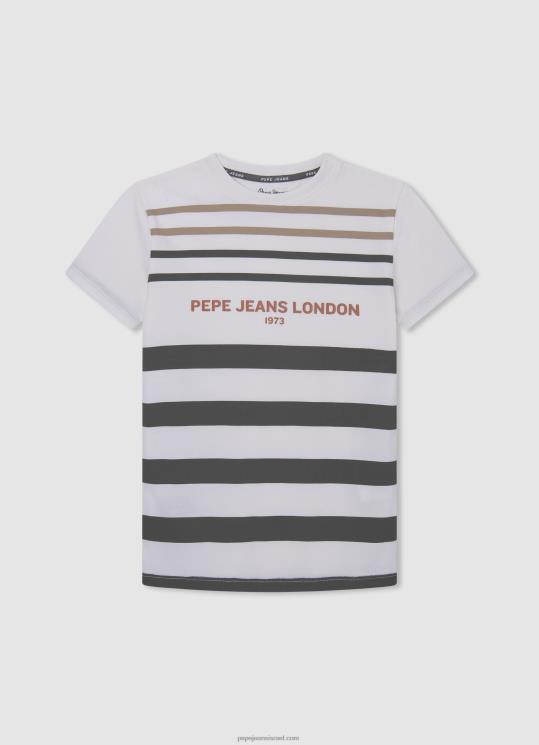 d799d6b6d79cd6b6d793_4n8xb1645_pepe_jeans_d7a6d791d7a2_d7a7d7a8d79d_d797d795d79cd7a6d7aa_d79bd795d7aad7a0d794_d791d794d793d7a4d7.jpg יֶלֶד 4N8XB1645 Pepe Jeans צבע קרם חולצת כותנה בהדפס פסים – תמונה 1