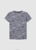 ⁦יֶלֶד 4N8XB1648 Pepe Jeans jarman חולצה בהדפס לוגו⁩ – תמונה ⁦4⁩