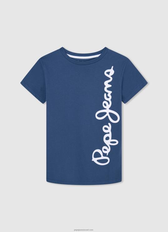 d799d6b6d79cd6b6d793_4n8xb1649_pepe_jeans_jarman_d797d795d79cd7a6d7aa_d798d799_d79bd795d7aad7a0d794_d79cd795d792d795_d790d7a0d79bd7.jpg יֶלֶד 4N8XB1649 Pepe Jeans jarman חולצת טי כותנה לוגו אנכי – תמונה 1