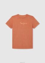 ⁦יֶלֶד 4N8XB1652 Pepe Jeans לֶתֶת חולצה בהדפס לוגו⁩ – תמונה ⁦3⁩