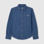 יֶלֶד 4N8XB1660 Pepe Jeans דֵנִים חולצת ג'ינס רגילה של פורטז