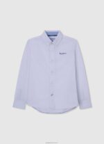 ⁦יֶלֶד 4N8XB1663 Pepe Jeans יְצִיקָה חולצת פולו פיקה עם לוגו רקום⁩ – תמונה ⁦3⁩