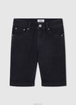 יֶלֶד 4N8XB1682 Pepe Jeans דֵנִים מכנסי ג'ינס קצרים בגזרה דקיקה