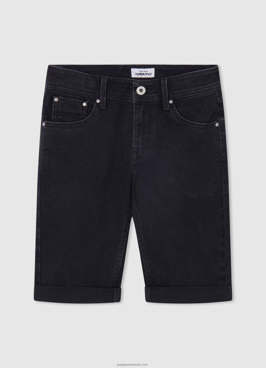 d799d6b6d79cd6b6d793_4n8xb1682_pepe_jeans_d793d6b5d7a0d6b4d799d79d_d79ed79bd7a0d7a1d799_d792d799d7a0d7a1_d7a7d7a6d7a8d799d79d_d7.jpg יֶלֶד 4N8XB1682 Pepe Jeans דֵנִים מכנסי ג'ינס קצרים בגזרה דקיקה – תמונה 1