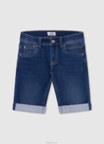 ⁦יֶלֶד 4N8XB1687 Pepe Jeans תפוז דלעת מכנס ספורטיבי בהדפס לוגו⁩ – תמונה ⁦5⁩