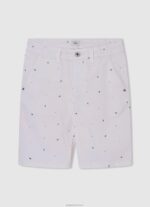 יֶלֶד 4N8XB1690 Pepe Jeans דֵנִים מכנסי צ'ינו קצרים בהדפסה
