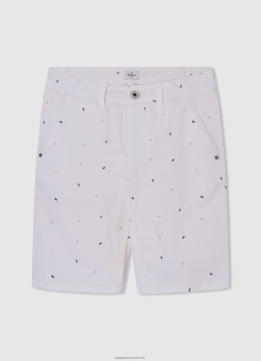 d799d6b6d79cd6b6d793_4n8xb1690_pepe_jeans_d793d6b5d7a0d6b4d799d79d_d79ed79bd7a0d7a1d799_d7a6d799d7a0d795_d7a7d7a6d7a8d799d79d_d7.jpg יֶלֶד 4N8XB1690 Pepe Jeans דֵנִים מכנסי צ'ינו קצרים בהדפסה – תמונה 1