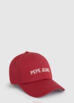 ⁦יֶלֶד 4N8XB1709 Pepe Jeans לבן כובע בסיסי עם לוגו רקום⁩ – תמונה ⁦5⁩