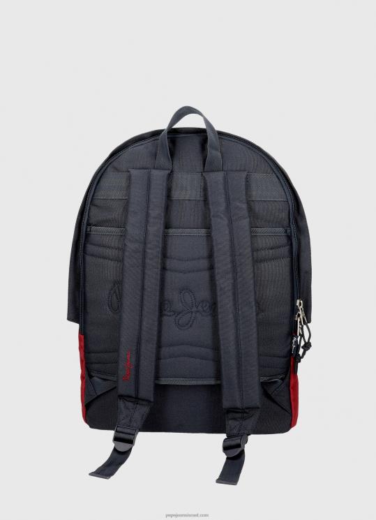 ⁦יֶלֶד 4N8XB1711 Pepe Jeans רַב תיק גב בית ספר בהדפס לוגו⁩ – תמונה ⁦3⁩