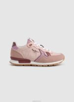 ילדה 4N8XB1329 Pepe Jeans ורוד סגול נעלי ספורט משולבות brit animal