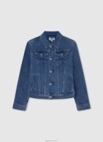 ⁦ילדה 4N8XB1359 Pepe Jeans חוּבצָה ז'קט ג'ינס בכושר רגיל⁩ – תמונה ⁦4⁩