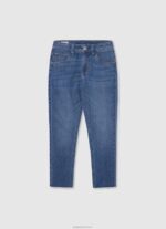 ילדה 4N8XB1362 Pepe Jeans דֵנִים ג'ינס בגזרה רגועה בגזרה גבוהה ויולט