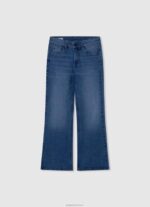 ילדה 4N8XB1368 Pepe Jeans דֵנִים ג'ינס מתרחב בגזרה גבוהה של willa jr