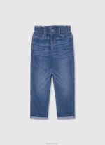 ⁦ילדה 4N8XB1368 Pepe Jeans דֵנִים ג'ינס מתרחב בגזרה גבוהה של willa jr⁩ – תמונה ⁦5⁩