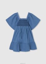 ⁦ילדה 4N8XB1380 Pepe Jeans מִפרָץ שמלת ג'ינס רקומה⁩ – תמונה ⁦2⁩
