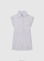 ⁦ילדה 4N8XB1387 Pepe Jeans רַב שמלה קצרה בהדפס גיאומטרי⁩ – תמונה ⁦4⁩