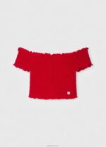 ⁦ילדה 4N8XB1427 Pepe Jeans לבן גופיה מודפסת לוגו⁩ – תמונה ⁦5⁩
