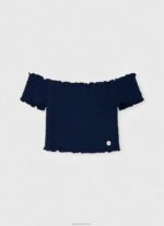 ⁦ילדה 4N8XB1428 Pepe Jeans dulwich חולצת טי לוגו נצנצים⁩ – תמונה ⁦5⁩
