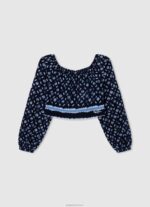 ⁦ילדה 4N8XB1430 Pepe Jeans ורוד רך גופיה מודפסת לוגו⁩ – תמונה ⁦3⁩