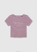 ⁦ילדה 4N8XB1468 Pepe Jeans זוהר חולצת טי לוגו נצנצים⁩ – תמונה ⁦4⁩