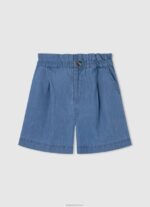 ⁦ילדה 4N8XB1487 Pepe Jeans מוּס מכנסי ג'יג'י קצרים עם פרטים פתוחים⁩ – תמונה ⁦4⁩