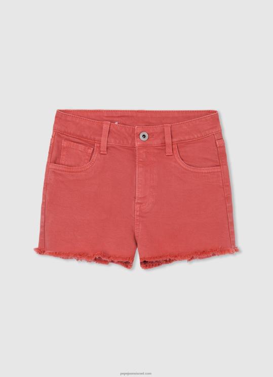 d799d79cd793d794_4n8xb1494_pepe_jeans_d7a1d798d795d793d799d795_d790d793d795d79d_d7a7d7a6d799d7a6d795d7aa_d7a7d7a6d7a8d795d7aa_d7.jpg ילדה 4N8XB1494 Pepe Jeans סטודיו אדום קציצות קצרות בכושר רגיל – תמונה 1