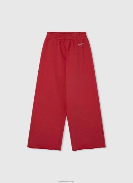 ילדה 4N8XB1497 Pepe Jeans סטודיו אדום מכנסיים רחבים של ג'מילה