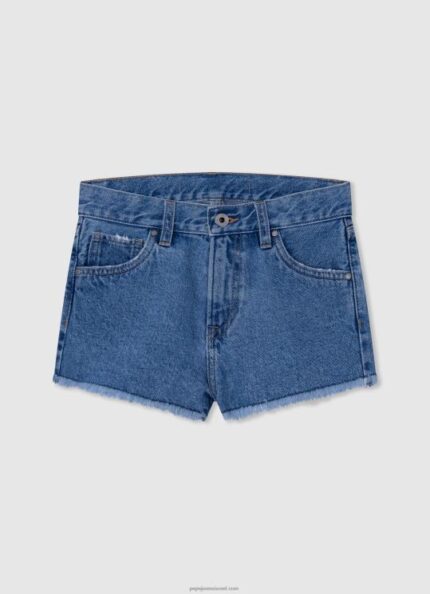 ילדה 4N8XB1498 Pepe Jeans דֵנִים מכנסי ג'ינס קצרים בגזרה רגילה