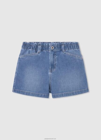 ילדה 4N8XB1509 Pepe Jeans דֵנִים מכנסי ג'ינס קצרים בכושר culotte