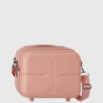 ילדה 4N8XB1515 Pepe Jeans ורוד בהיר תיק נסיעות עם לוגו מובלט