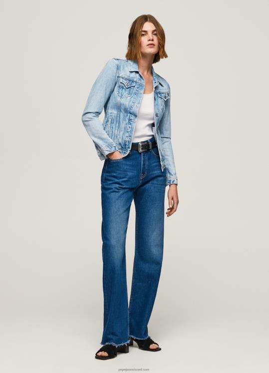 d7a0d7a9d799d79d_4n8xb102_pepe_jeans_d793d6b5d7a0d6b4d799d79d_d796d7a7d798_d792d799d7a0d7a1_d791d792d796d7a8d794_d793d7a7d799d7a.jpg נשים 4N8XB102 Pepe Jeans דֵנִים ז'קט ג'ינס בגזרה דקיקה – תמונה 1