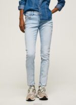 ⁦נשים 4N8XB10 Pepe Jeans דֵנִים ג'ינס רגיל בכושר חדש ברוק מידריס⁩ – תמונה ⁦2⁩