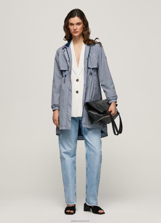 d7a0d7a9d799d79d_4n8xb137_pepe_jeans_d7a8d6b7d791_d7a4d790d7a8d7a7d794_d7a7d79cd794_d7a2d79d_d79cd795d792d795.jpg נשים 4N8XB137 Pepe Jeans רַב פארקה קלה עם לוגו – תמונה 1