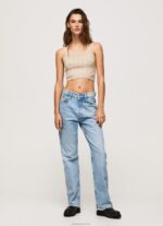 נשים 4N8XB16 Pepe Jeans דֵנִים ג'ינס רגיל בגזרה גבוהה של רובין