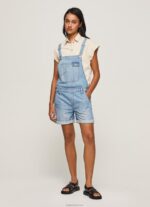 ⁦נשים 4N8XB175 Pepe Jeans דֵנִים מכנסי ג'ינס קצרים מכותנה⁩ – תמונה ⁦2⁩