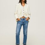 נשים 4N8XB20 Pepe Jeans דֵנִים ג'ינס בכושר רגיל של jolie midrise