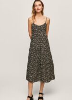 ⁦נשים 4N8XB223 Pepe Jeans רַב שמלה פרחונית של פיי⁩ – תמונה ⁦2⁩