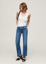 נשים 4N8XB24 Pepe Jeans דֵנִים ג'ינס ישר בגזרה נמוכה של אלכס