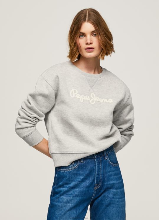 d7a0d7a9d799d79d_4n8xb267_pepe_jeans_d797d795d795d790d7a8_d790d7a4d795d7a8_d79ed792d7a9d7a8_d79ed795d793d7a4d7a1_d79cd795d792d79.jpg נשים 4N8XB267 Pepe Jeans חוואר אפור מגשר מודפס לוגו – תמונה 1