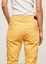 ⁦נשים 4N8XB317 Pepe Jeans זוהר מכנסיים עם 5 כיסים בגזרה רגועה⁩ – תמונה ⁦4⁩