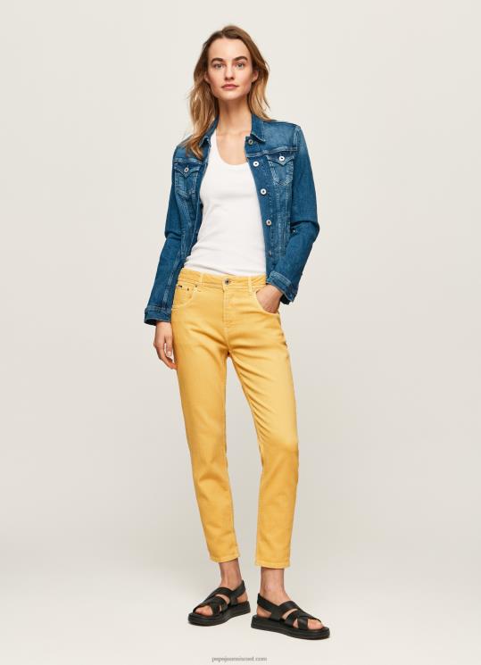 d7a0d7a9d799d79d_4n8xb317_pepe_jeans_d796d795d794d7a8_d79ed79bd7a0d7a1d799d799d79d_d7a2d79d_5_d79bd799d7a1d799d79d_d791d792d796d7.jpg נשים 4N8XB317 Pepe Jeans זוהר מכנסיים עם 5 כיסים בגזרה רגועה – תמונה 1