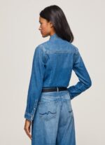 ⁦נשים 4N8XB320 Pepe Jeans דֵנִים חולצת ג'ינס בגזרה דקיקה⁩ – תמונה ⁦5⁩