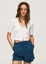נשים 4N8XB383 Pepe Jeans מוּס חולצת קרדיגן מצולעים